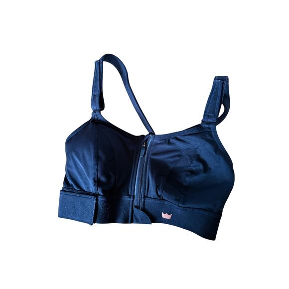 Shefit black bra front closure high impact - Picture 1 of 4